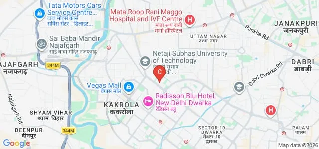 Deen Dayal Upadhyaya College, New Delhi Map