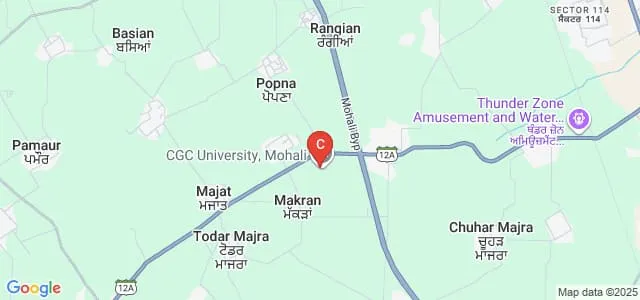 Chandigarh College of Pharmacy, Jhanjeri Map