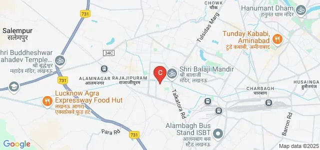 Indira Gandhi Institute of Co Operative Management, Lucknow Map