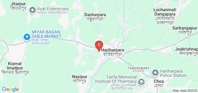 Hazi AK Khan College, Nadia Map