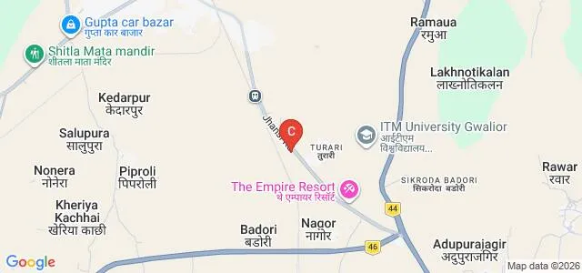 Dream Valley College, Gwalior Map