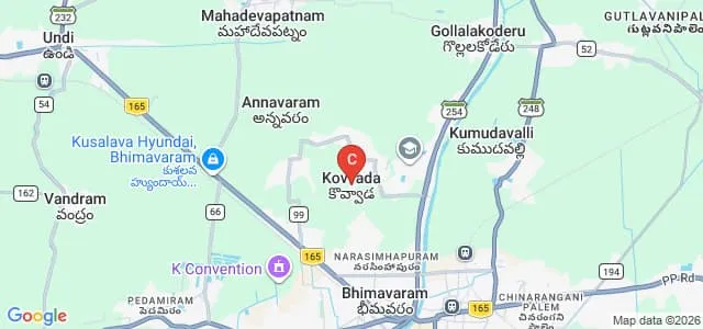 Shri Vishnu Engineering College for Women, Bhimavaram Map
