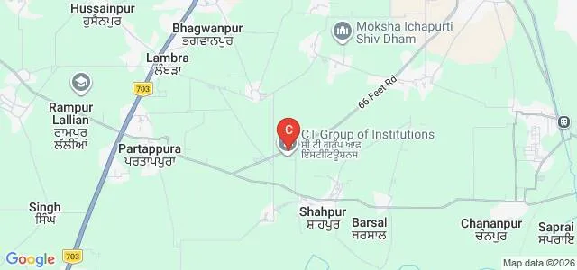 CT Institute of Management and Technology, Jalandhar Map