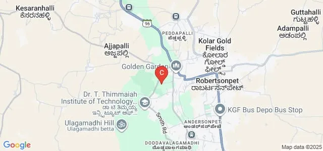 Sri Kengal Hanumanthaiya Law College, Kolar Map