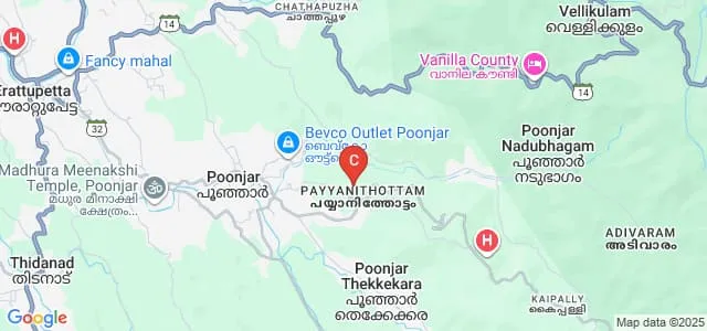 Model Polytechnic College, Poonjar Map