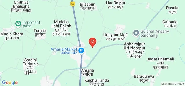 The Great RP Memorial Degree College, Amariya Map