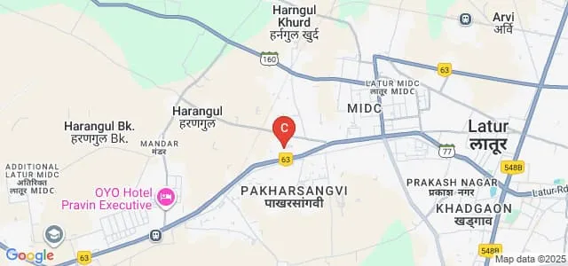 MS Bidve Engineering College, Latur Map