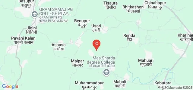 Maa Sharda Mahavidyalaya, Azamgarh Map