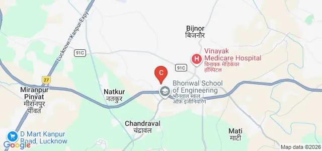 Azad Degree College, Lucknow Map