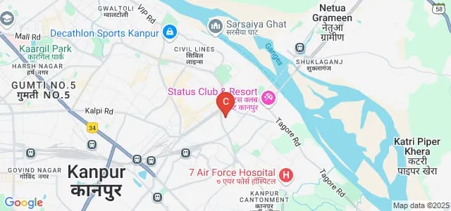Brahmanand College, Kanpur Map
