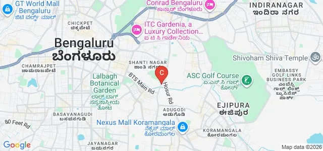 St Hopkins College, Bangalore Map