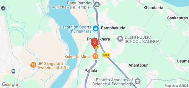 Institute of Medical Sciences and SUM Hospital, Campus II, Phulnakhara Map