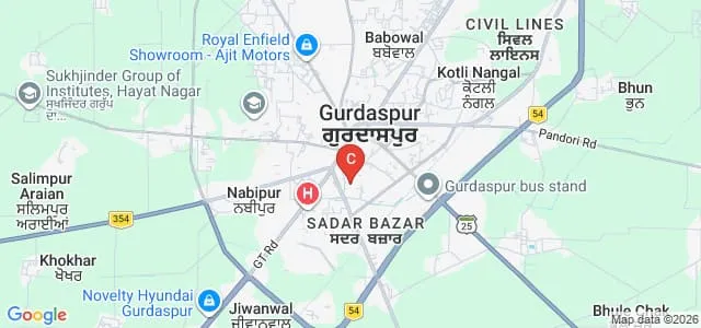 Shivalik College of Education, Gurdaspur Map