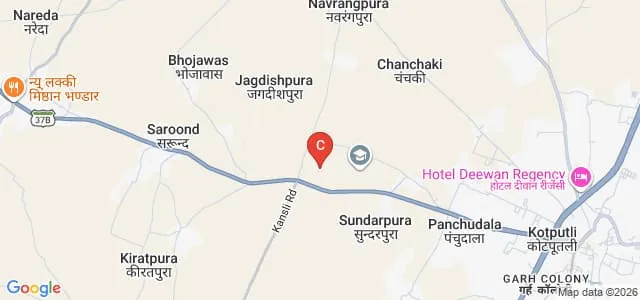 Maharshi Sandeepani Teacher's Training College, Kotputli Map