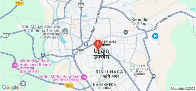 Omega College of Professional Studies, Ujjain Map