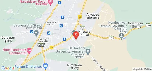 Vidarbha Youth Welfare Society's Polytechnic, Badnera Map