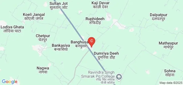 Raja Devi Baksh Singh Avadh Raj Singh Mahavidyalaya, Gonda Map