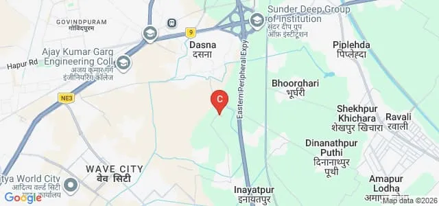 Institute of Professional Studies, Ghaziabad Map