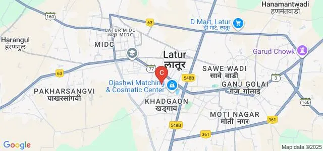 Dayanand Education Society's Dayanand Institute of Pharmacy, Latur Map