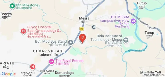 BITT Polytechnic, Ranchi Map