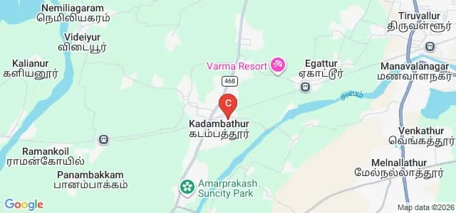 Vadaranyam College of Education, Thiruvallur Map