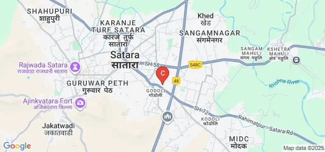 Sawkar Homoeopathic Medical College, Satara Map