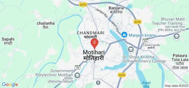 Pandit Ugam Pandey College, Motihari Map