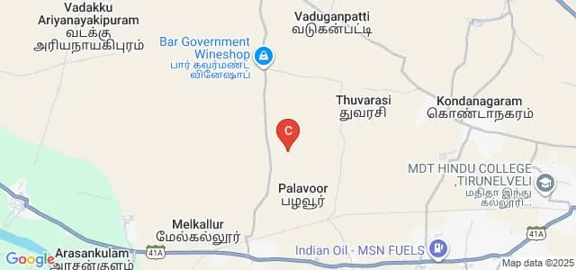 Madurai Diraviyam Thayumanavar Hindu College, Tirunelveli Map