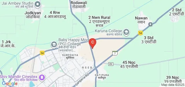 Shri Devi Women Polytechnic, Hanumangarh Map