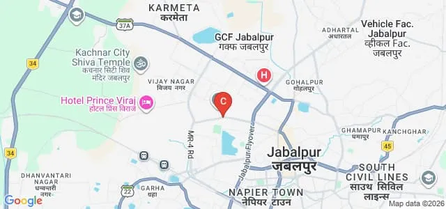 Narmada Shiksha Mahavidyalaya, Jabalpur Map