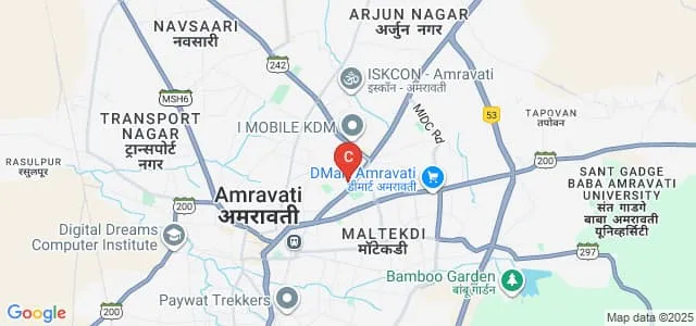 Shri Shivaji Science College, Amravati Map