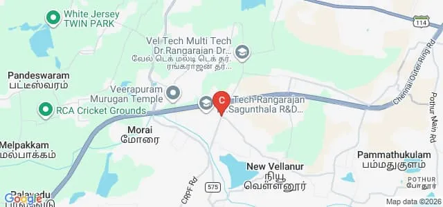 Vel Tech Business School, Chennai Map