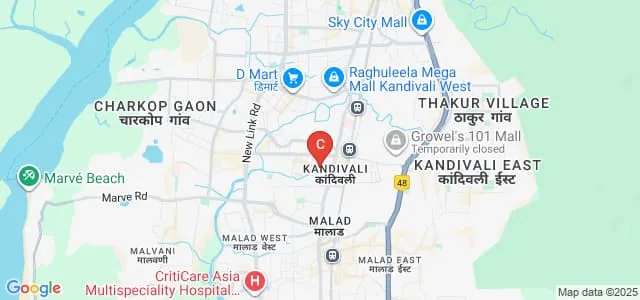 Prakash College of Commerce and Science, Mumbai Map