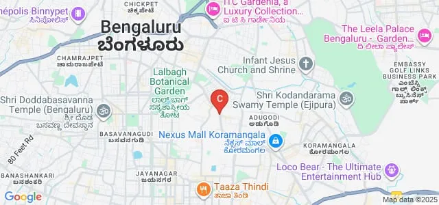 Bangalore Institute of Dental Sciences and Hospital, Bangalore Map