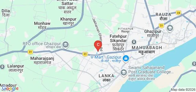 Mata Asharfi Devi Shikshan Sansthan, Ghazipur Map