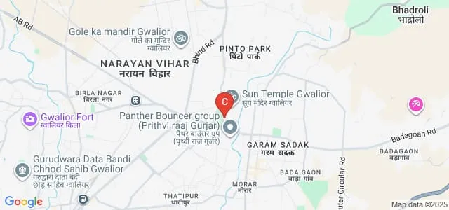 BIMR Nursing College, Gwalior Map