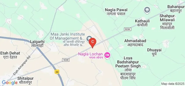 RK College, Etah Map