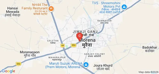 Maa Vidya Devi College of Education, Morena Map
