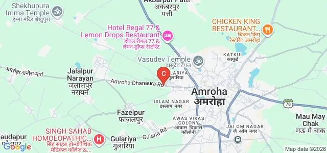Hakeem Mehtabuddin Hashmi College of Law, Amroha Map