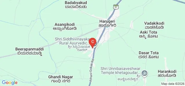 Shri Siddhivinayak Rural College of Education, Harugeri Map
