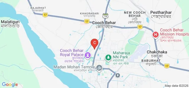University BT and Evening College, Cooch Behar Map