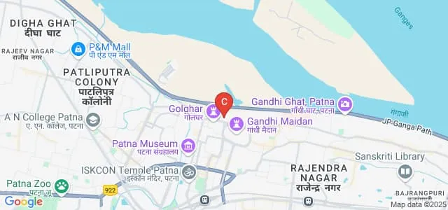 AN Sinha Institute of Social Studies, Patna Map