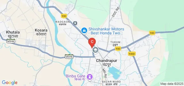Dr Ambedkar College of Arts Commerce and Science, Chandrapur Map