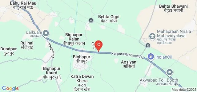 Manohara Smriti Mahila Mahavidyalaya, Unnao Map