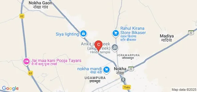MLB Government College, Nokha Map