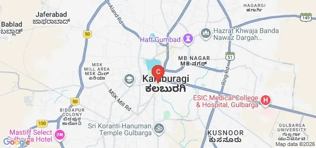 KCT B Ed College, Gulbarga Map