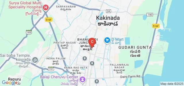 Sanjeev Institute of Planning and Management, Kakinada Map