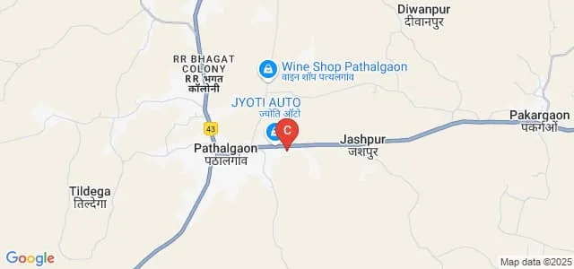 Gurukul Nursing College, Pathalgaon Map