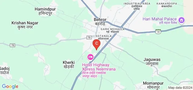 Baba Khetanath TT College, Alwar Map