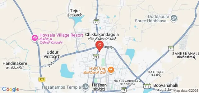 Malnad College of Engineering, Hassan Map